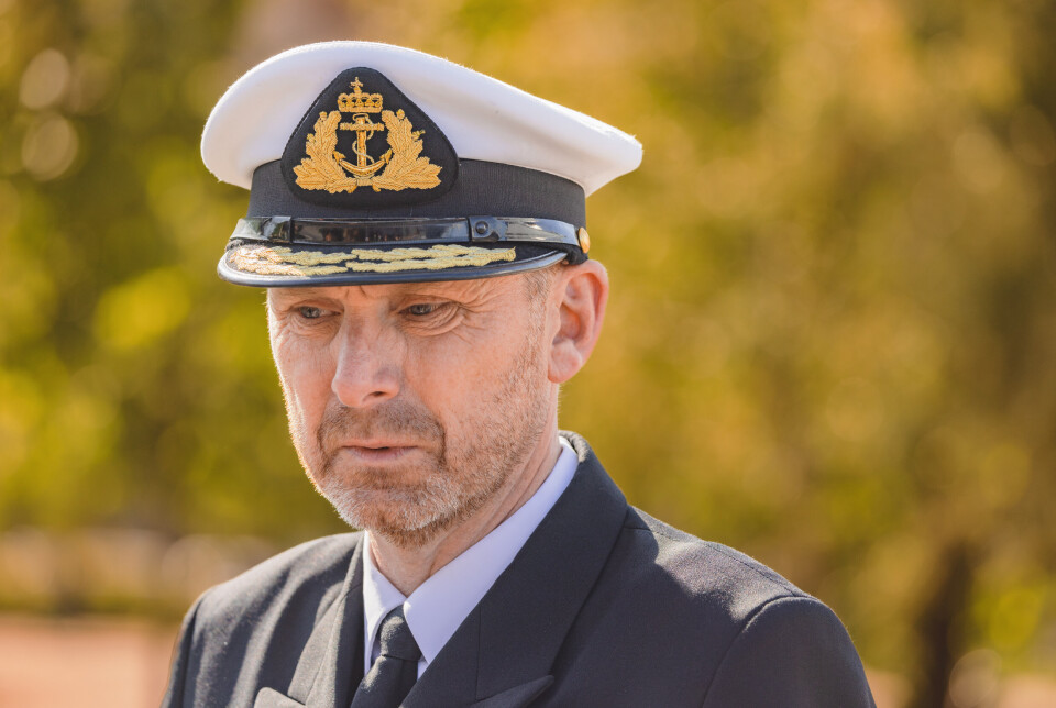 SVARTE: Rune Andersen var sjef i Sjøforsvaret mellom 2020 og 2023.