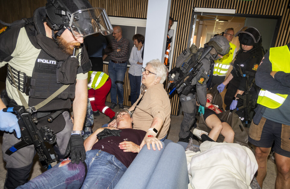 Trente på gisselsituasjon i Kragerø