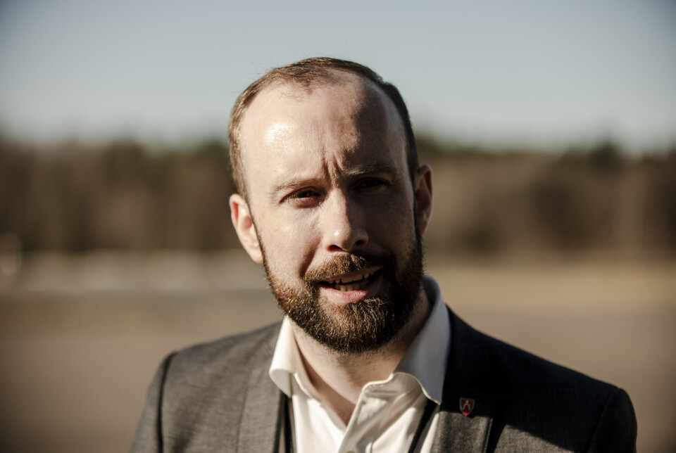 SKUFFET: Moss-ordfører Simen Nord.