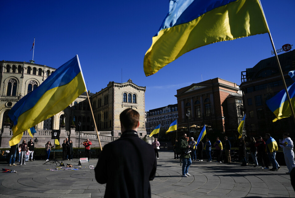 UKRAINA: Bil nummer 500 var en av ni biler som var med på 75. transporten som Fritt Ukraina har levert til fronten.