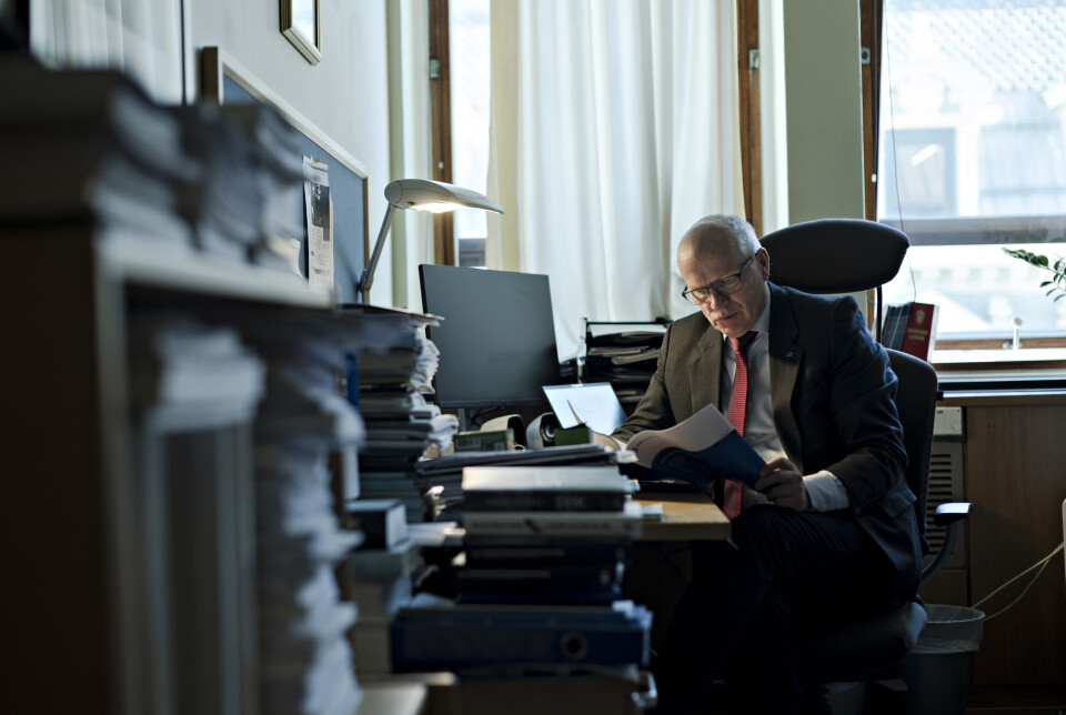 ETTERLYSER INFORMASJON: Høyres Hårek Elvenes sitter i Utenriks- og forsvarskomiteen på Stortinget. Han er kritisk til at de ikke har fått mer informasjon om at det skulle opprettes et midlertidig luftoperasjonssenter.