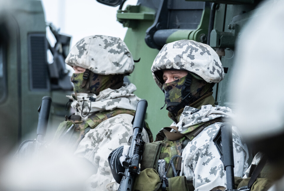 FINLAND: Det finske forsvaret har den største reserviststyrken i Norden. Nå vil de gjøre den enda større. Bildet viser finske soldater under øvelsen Nordic Response 2024.