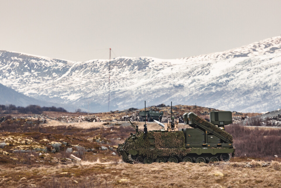 NOMAD: Luftvernsystemet står klart på Andøya under øvelsen Formidable Shield på Andøya.