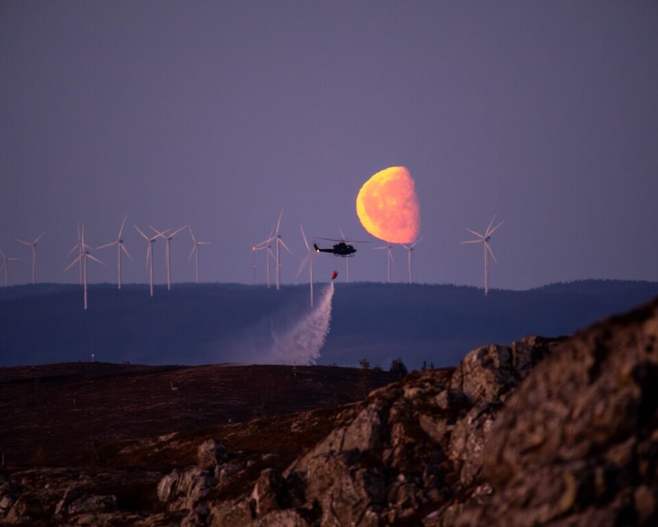 Ny skytefeltbrann: – Blir ikke øvelse før det blir regn
