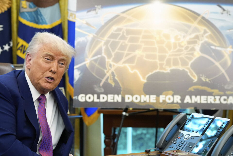 TRUMP: Trump varslet allerede under valgkampen i fjor og da han tok over som president i januar at han ville bygge et rakettskjold over USA.