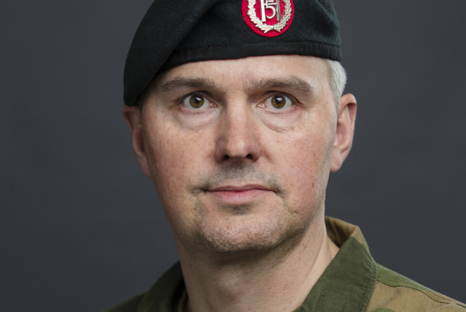 SJEFSSTILLING: Oberst Trond Robert Forbregd får jobb som sjef for Brigade sør.