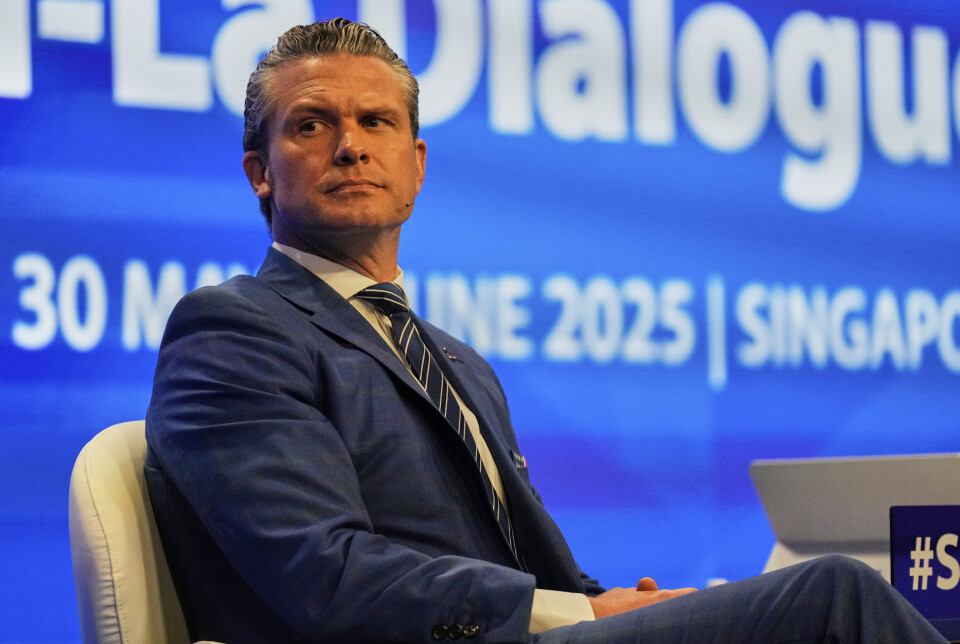 TRUSSEL: USAs forsvarsminister Pete Hegseth mener trusselen fra Kina er reel og nær forestående.