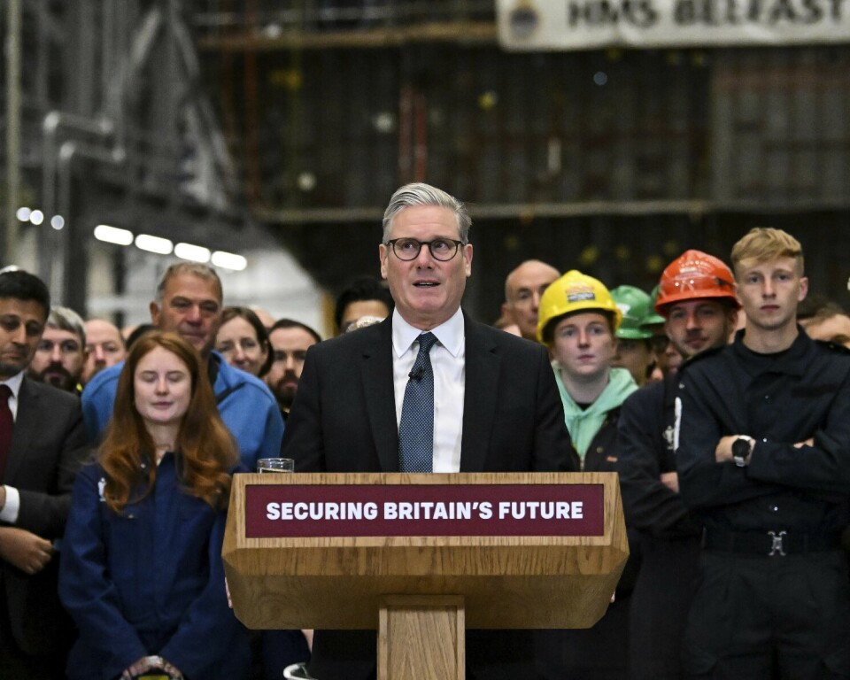 Storbritannia lanserer storstilt forsvarsplan