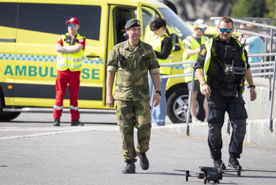 KRONIKKFORFATTER: Sjefslege i Hæren Jørn Einar Rasmussen under sivil-militær øvelse i Kragerø «Mímisbrunnr».