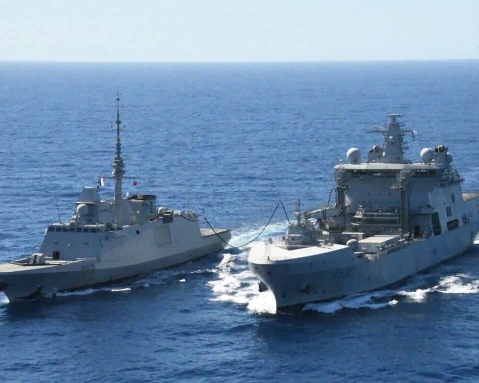 KNM Maud har forlatt britisk hangarskipsgruppe