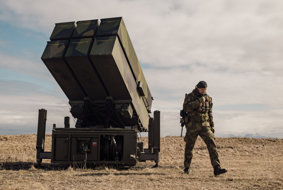 PANGSTART: Nasams-luftvern fra Kongsberg er en ettertraktet vare i forsvarsmarkedet. Bilder er fra Andøya i mai.