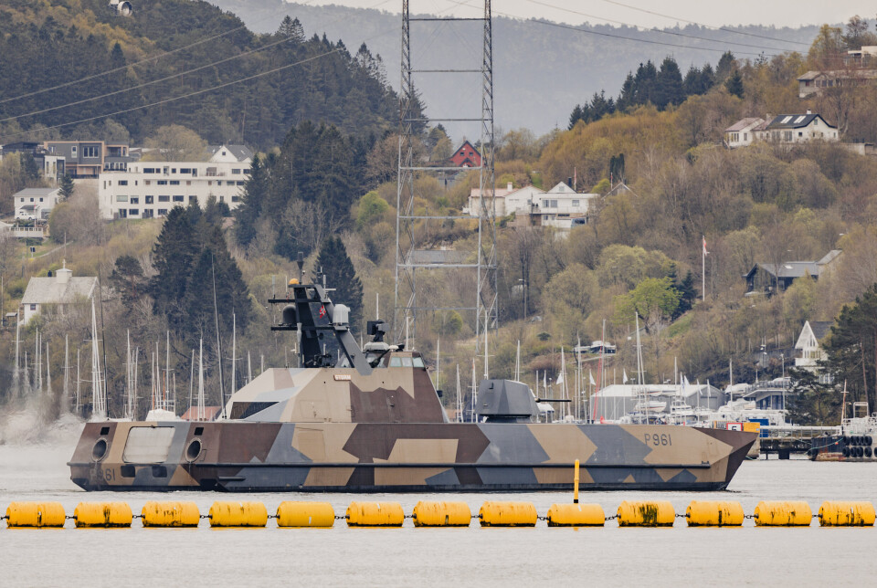 SJØFORSVARET FORNYES: Ny avdeling er opprettet i Sjøforsvaret. Dette er korvetten KNM Storm på Haakonsvern.