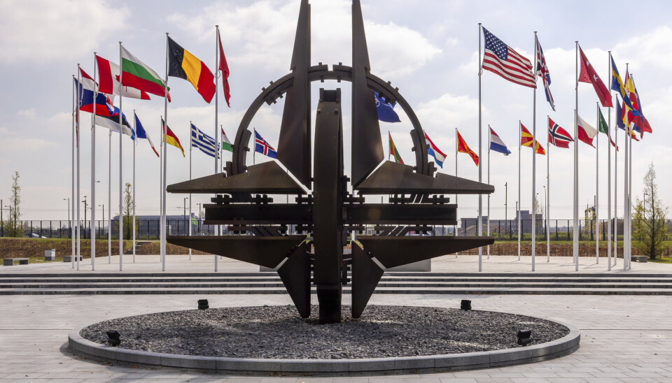 PROSENTMÅL: Neste uke møtes de 32 Nato-landene til toppmøte i Haag i Nederland. Der vil nytt prosentmål diskuteres. Bildet er fra Natos hovedkvarter i Brussel, Belgia.