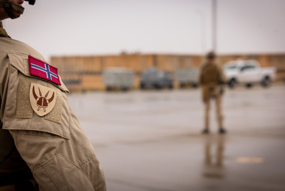 FØLGER MED: De norske soldatene i Irak følger med på situasjonen. Bilde er til illustrsjon, og er fra januar 2025 i forbindelse med Operation Inherent Resolve (OIR).