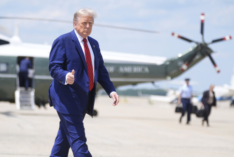 ENIGE: USAs president Donald Trump sier Iran og Israel er enige om en våpenhvile som skal avslutte krigen.