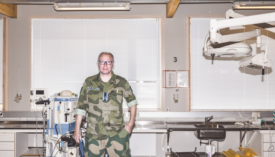 LEDER: Bent Anders Salberg ledet feltsykehuset på flyplassen i Kabul da Taliban tok over makten i august 2021. Her avbildet på Sessvollmoen.
