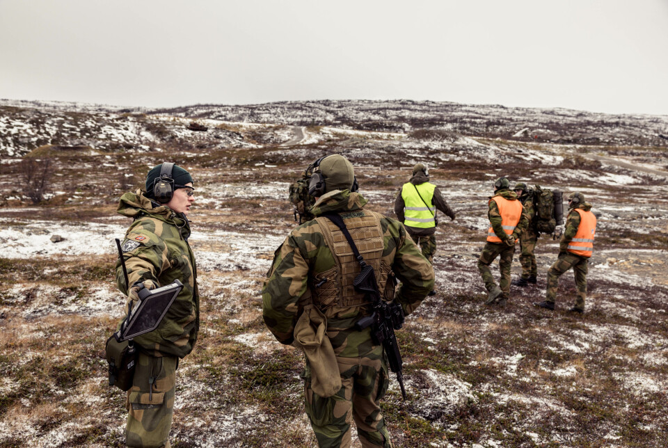 MAUKEN: Spesialister på jobb i Indre Troms.