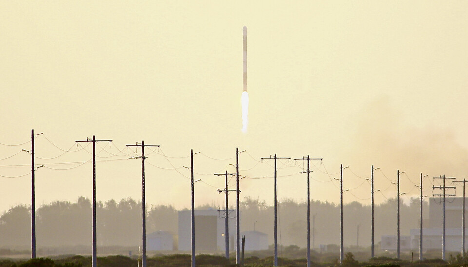 VANDENBERG: Oppskytning av rakett fra Firefly Aerospace fra Vandenberg Space Force Base i California i september 2021.