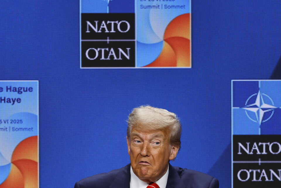 URETTFERDIG: USAs president Donald Trump mener det er urettferdig at Spania ikke vil bruke fem prosent av brutto nasjonalprodukt på forsvar.