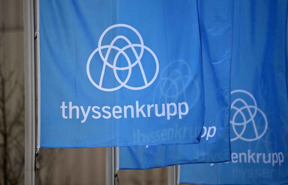 THYSSENKRUPP: Thyssenkrupp er et av to selskap som nå ikke lenger blir en del av investeringsuniverset til KLP.