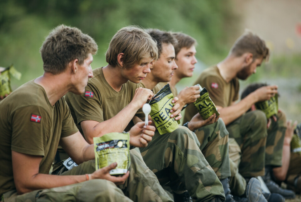 FELTRASJON: Real Field Meal er navnet på feltrasjonen Drytech leverer til Forsvaret.