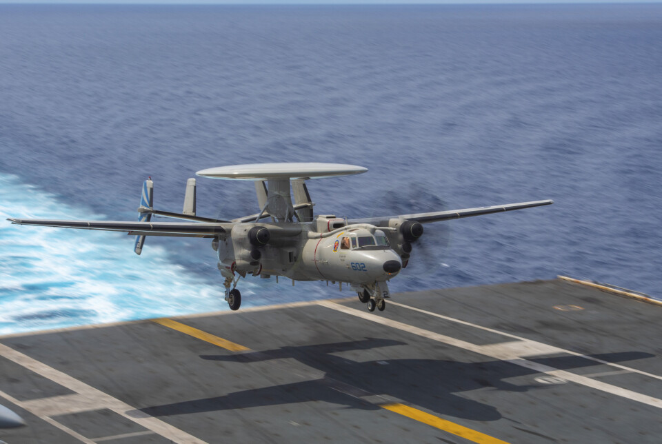 HAWKEYE: Pentagon planlegger å kjøpe flere E-2D Hawkeye fly i 2026.