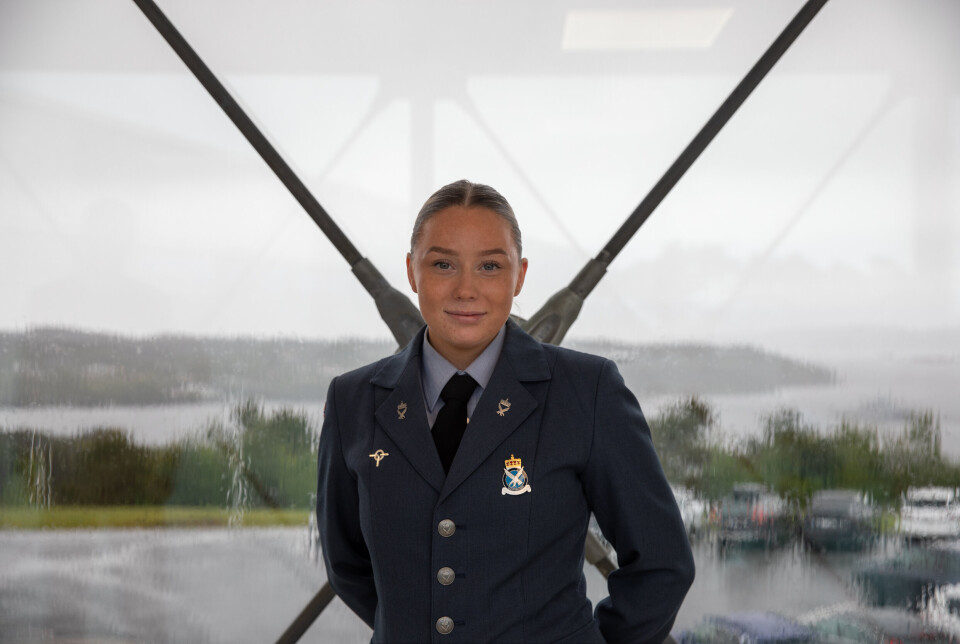 NY I JOBBEN: Etter en liten sommerferie starter Tomine Fossli Måsvær i jobben som Hovedtillitsvalgt i Luftforsvaret for fult. Hun tror det kommer til å bli vanskelig, men også givende og lærerikt.