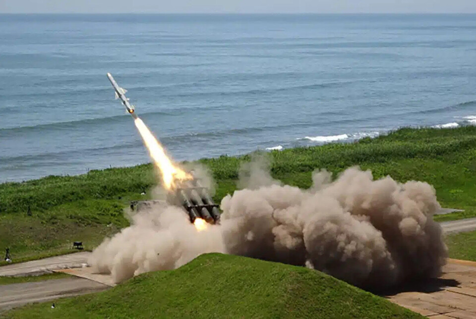 MISSILTEST: Rundt 300 soldater fra Japans bakkestyrker (JGSDF) deltok på øvelsen på øya Hokkaido 24. juni.