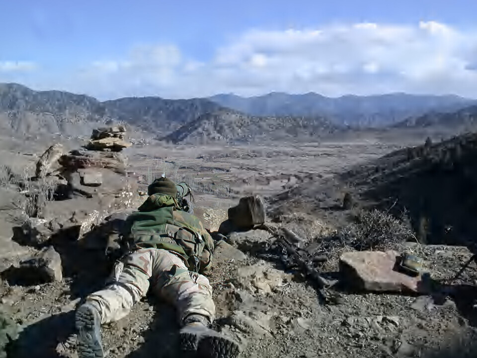 AFGHANISTAN: En soldat fra Forsvarets spesialkommando i Afghanistan.