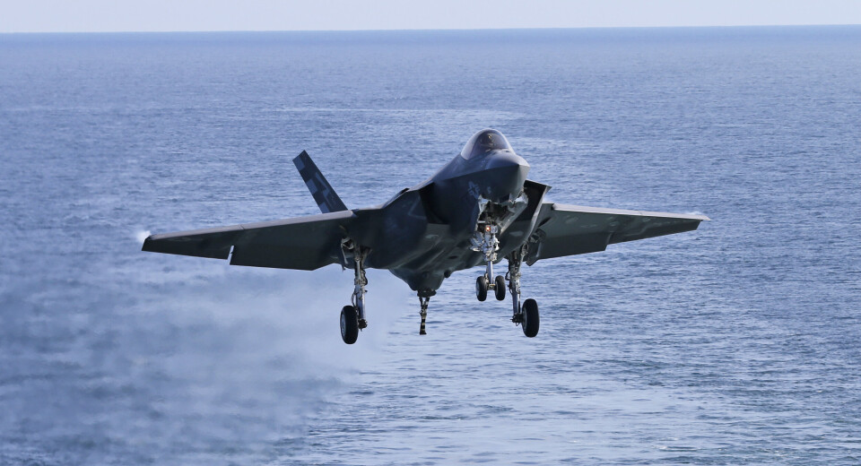 JAGERFLY: Et F-35-fly styrtet i USA.