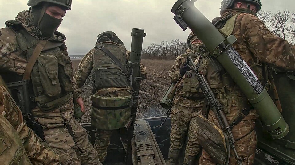 UKRAINA: Russiske soldater i Ukraina.