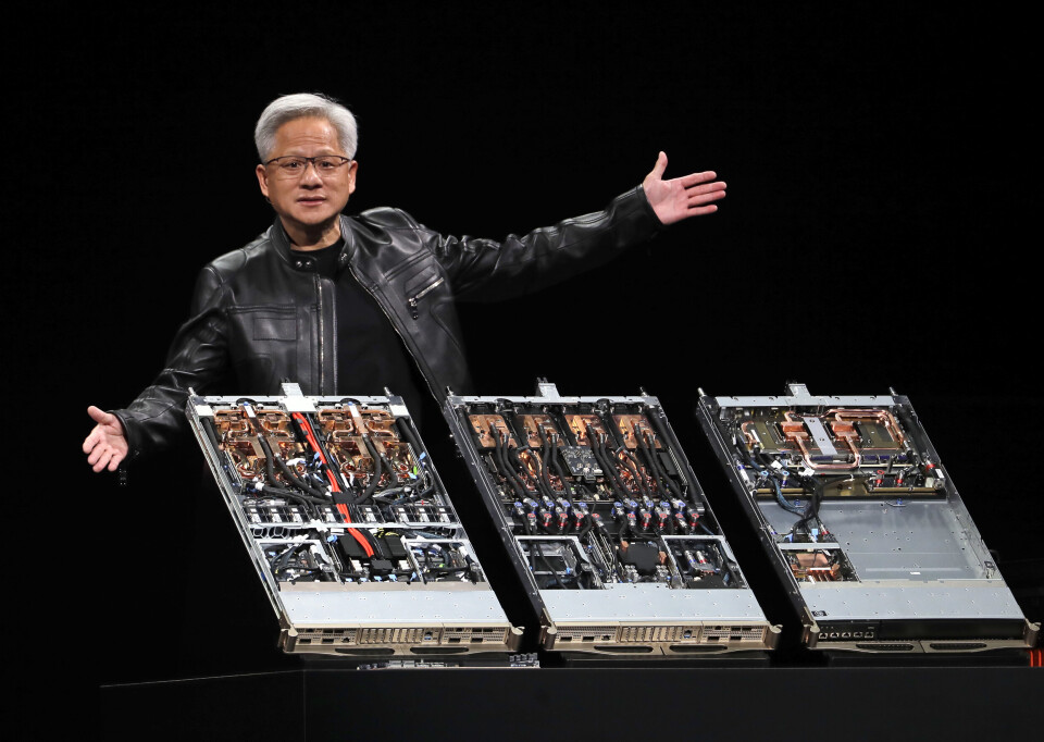 NVIDIA: Nvidia-sjef Jensen Huang holder en tale under messen Computex 2025 Taiwan 19. mai 2025.