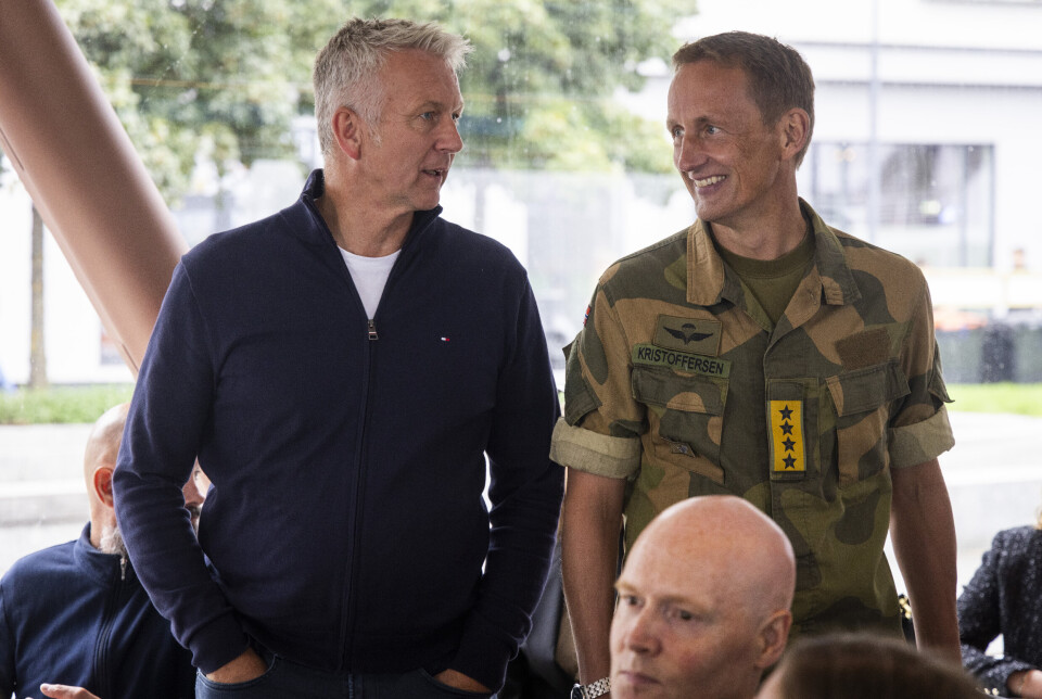 POPULÆRT TEMA: Forsvar og sikkerhet er blant de mest diskuterte temaene under Arendalsuka, og det er mange som møter opp for å høre forsvarssjefen snakke om det.
