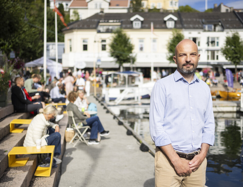 I ARENDAL: Yehor Soboliev jobbet som journalist, programvareingeniør og politiker, før krigen brøt ut og han vervet seg til militæret.