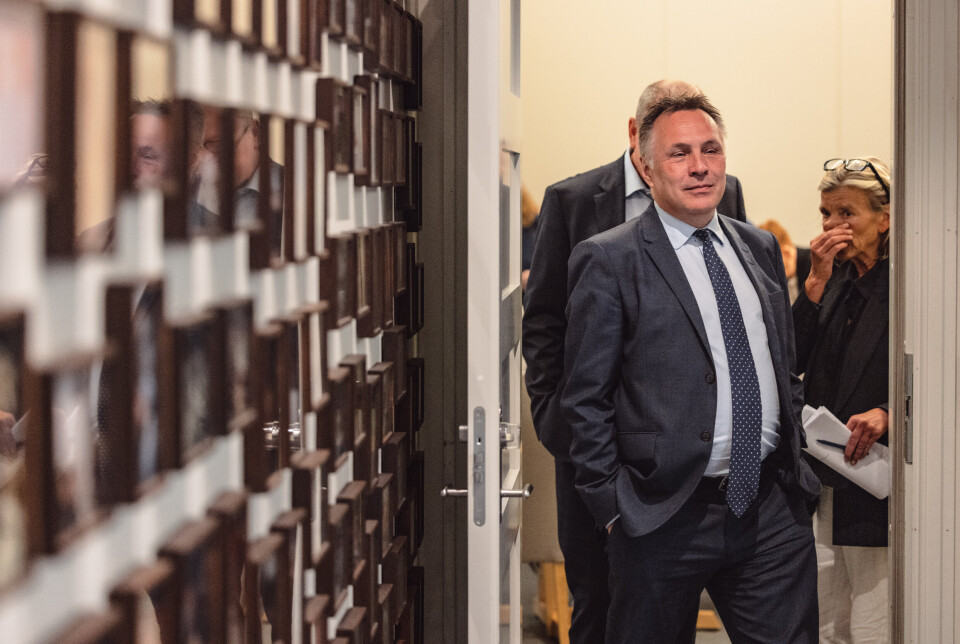 HANDLER INN: Norge ruster opp og kjøper antidronesystemer og missiler til Nasams. Her er forsvarsminister Tore O. Sandvik fotografert tidligere i år.