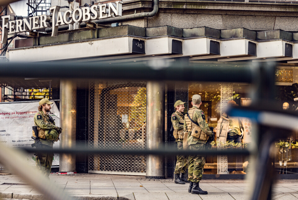 ERKJENNELSE: Folk må erkjenne at krig faktisk kan inntreffe i Norge og ramme oss direkte, skriver kronikkforfatteren. Illustrasjonsfoto fra øvelse med Heimevernet i Oslo.