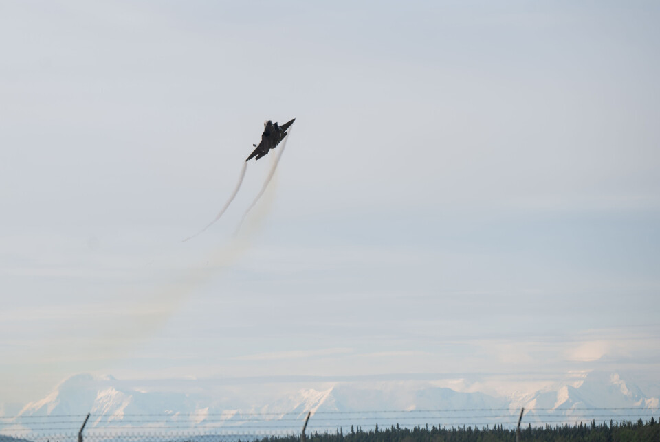 Har funnet årsaken til dramatisk F-35-styrt i Alaska Har funnet årsaken til dramatisk F-35-styrt i Alaska