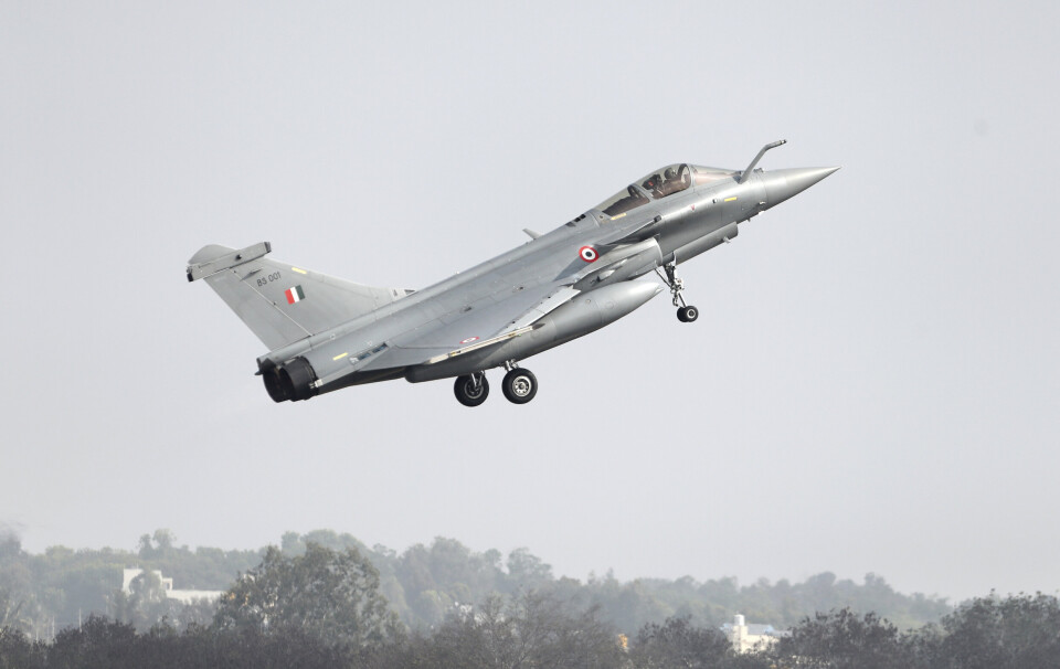 MER STØTTE: Frankrike har sendt tre Rafale-jagerfly for å bistå Polen med å forsvare eget luftrom.