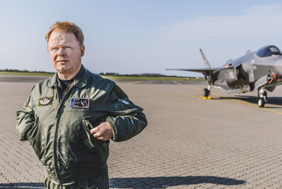 NY JOBB: Tron Strand blir sjef for luftkommandosenteret i Bodø. Her fra rollen som sjef for 332-skvadron Ørland flystasjon. Foto: Krister Sørbø, Forsvarets forum