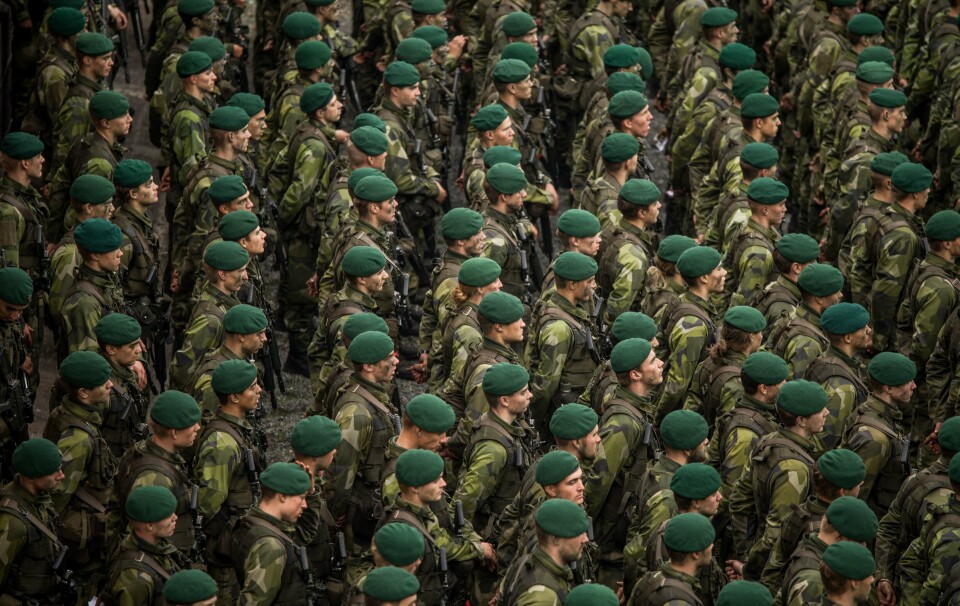 SVENSKE SOLDATER: Får den svenske regjeringen gjennomslag, er svenske soldater snart litt rikere.