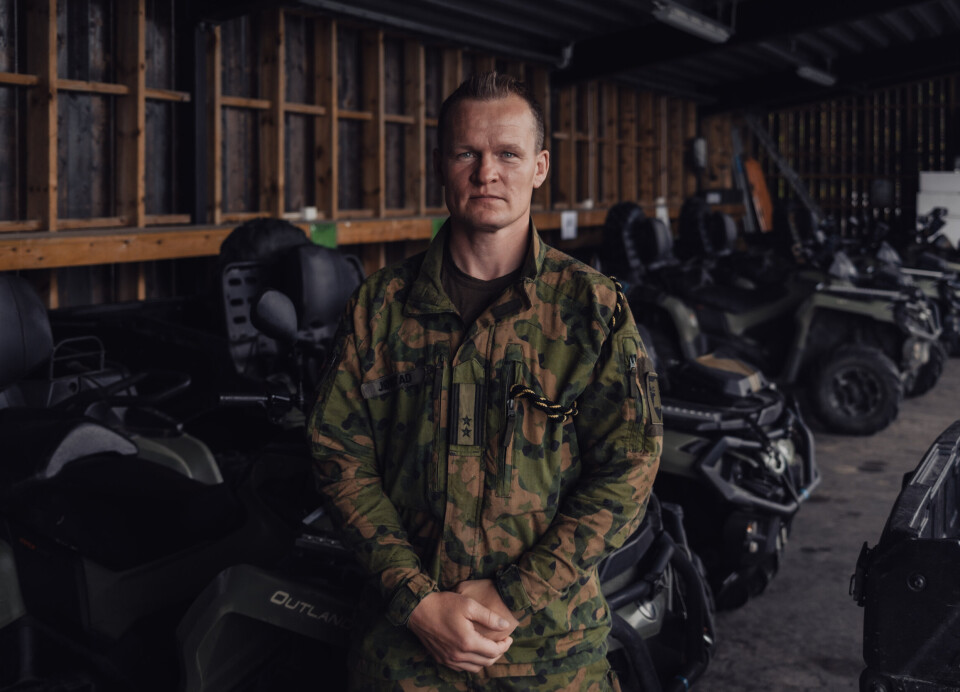 SKAL EVALUERE: Audun Jørstad, oberstløytnant og sjef for Garnisonen i Sør-Varanger og de
involverte soldatene i Jegerbataljonen, sier han er lettet over at soldatene er tilbake, men at de skal evaluere hva som gikk galt.