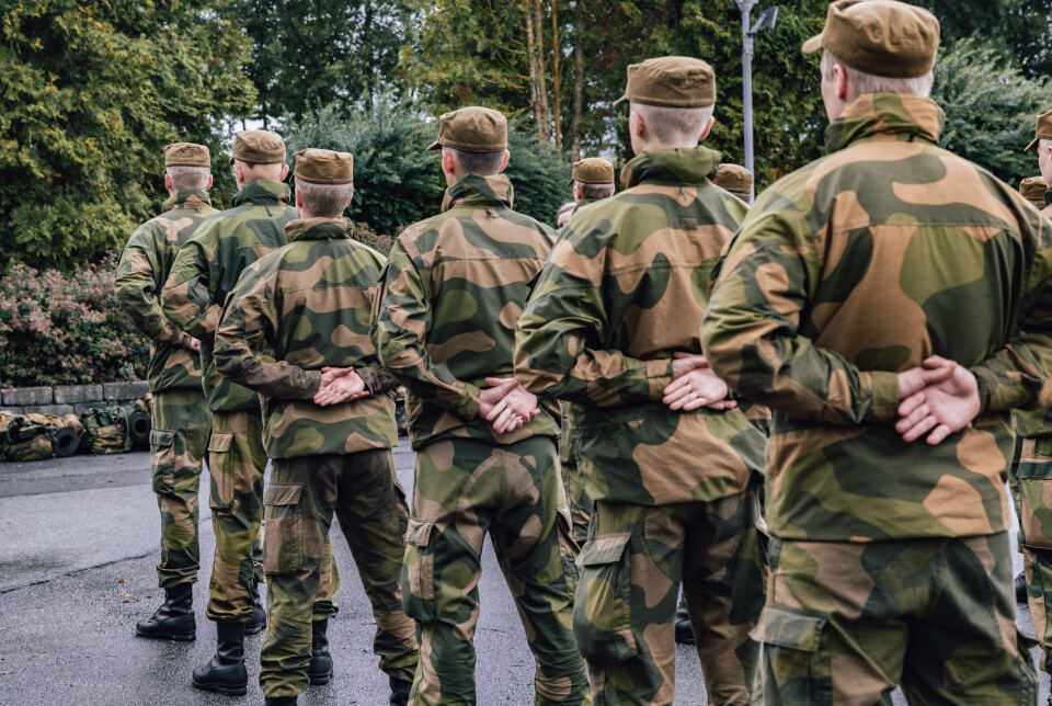 RESERVISTER: Danmark hasteinnkaller reservister på grunn av dronehendelsene den siste tida.