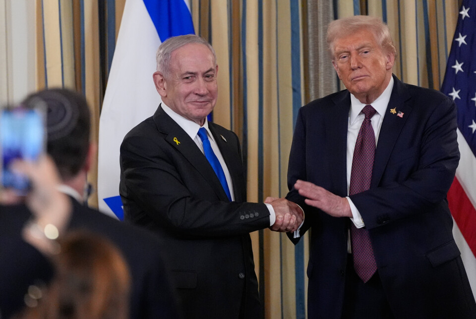 FREDSPLAN: Israels statsminister Benjamin Netanyahu og USAs president Donald Trump møttes mandag for å blant annet diskutere Gaza.