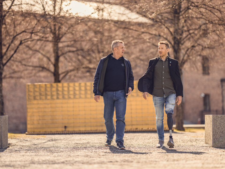 LITEN INTERESSE: – Spør du meg, er det ikke interesse for dette. Istedenfor å finne løsninger, bruker de silotenkningen for å slippe å ta tak, sier NVIOs generalsekretær Bjørn Robert Dahl, her fotografert i 2023 sammen med leder i SIOPS Kjetil Bragstad.