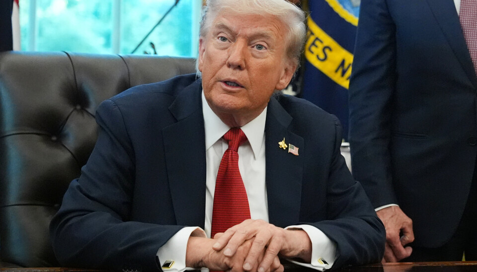 DET HVITE HUS: President Donald Trump sa på mandag at USA ikke har tatt en endelig beslutning om Ukraina skal få Tomahawk-missiler.