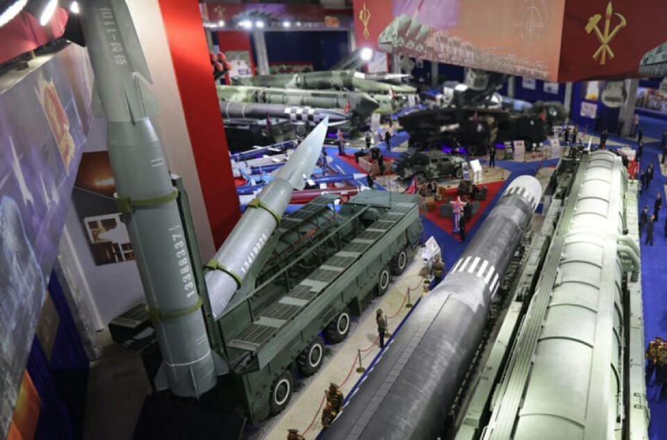 HYPERSONISK: Hwasong-11Ma skal kunne bevege seg i fem ganger lydens hastighet.