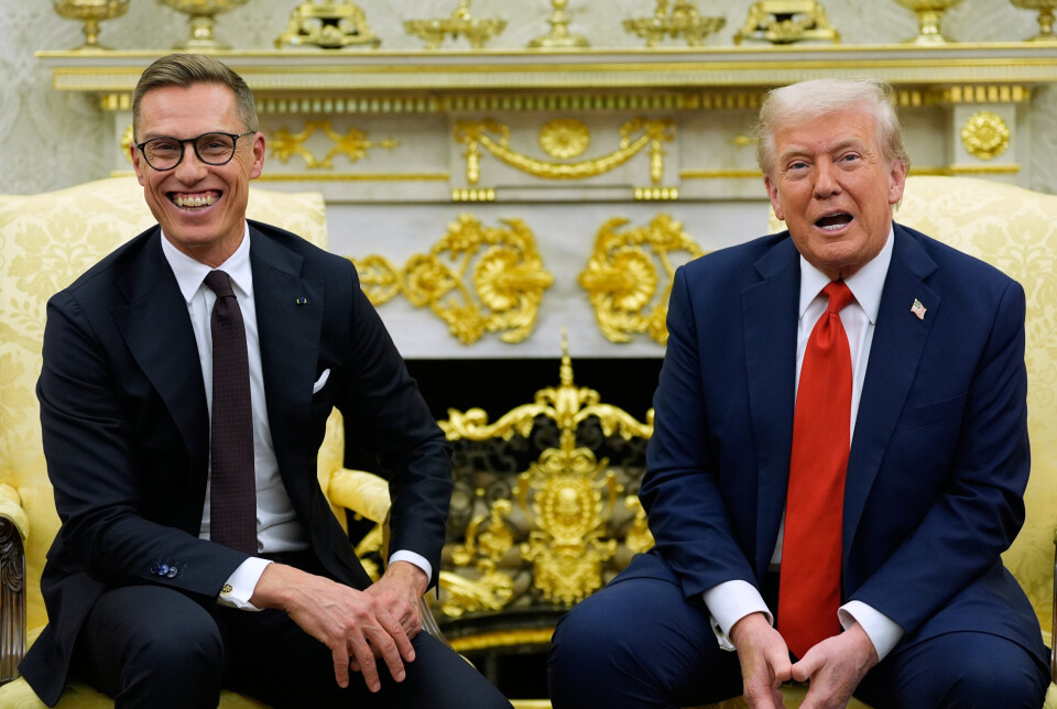 TOPPMØTE: Alexander Stubb og Donald Trump i Det hvite hus.