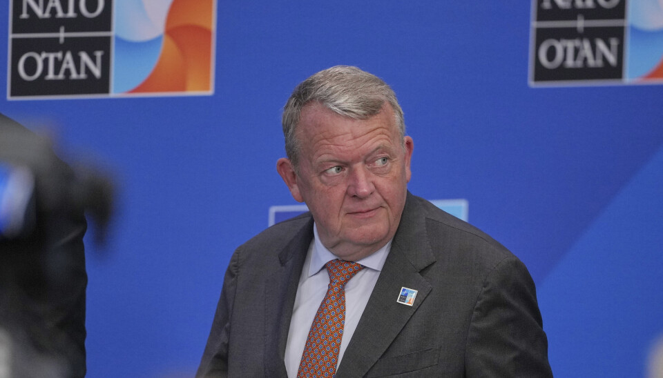 STØTTER FORSLAG: Danmarks utenriksminister Lars Løkke Rasmussen støtter forslaget fra Donald Trump om våpenhvile som fryser dagens frontlinje. Bildet er fra Nato-topmøte i Haag 25. juni.