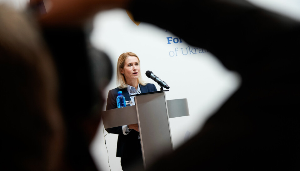 NØDVENDIG: EUs utenrikssjef Kaja Kallas mener det er nødvendig å tenke utenfor boksen for å få stanset den russiske skyggeflåten.