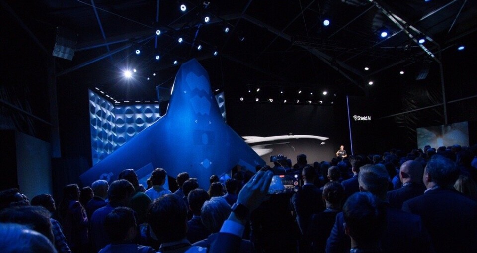 STYRES AV KI: Dette kampflyet er helt førerløst.